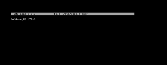 Set default language