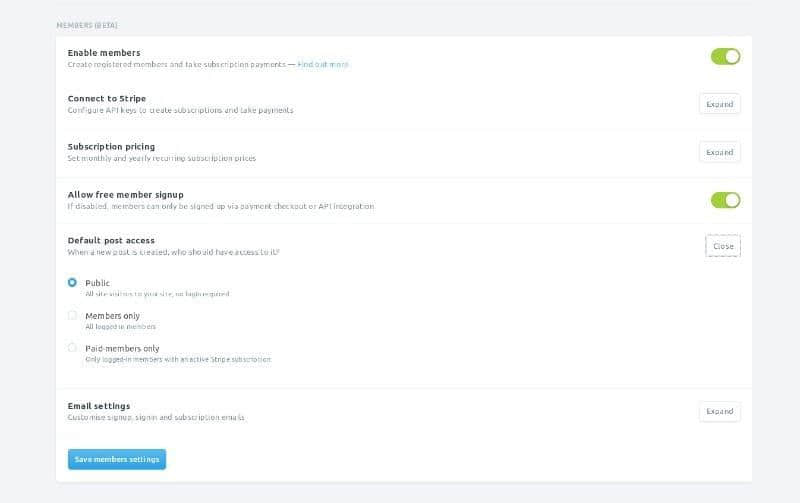 Ghost Subscription Model