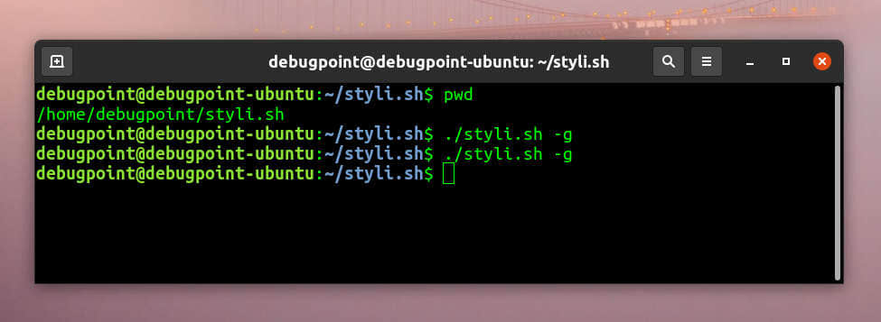 Change your Linux Desktop Wallpaper Every Hour using styli.sh
