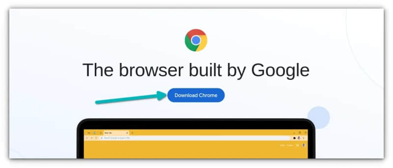 Click on the Download Chrome button